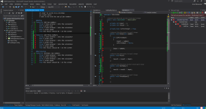Dopisałem scenariusz, w którym, tym razem dodaję do siebie trzy liczby — jak widać, na powrót jest czerwono...